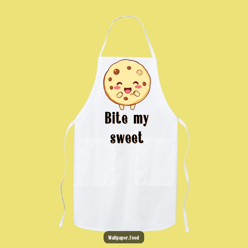 Funny Cookie Bite Apron: Cook Up Laughs in This Hilarious Kitchen Gear!