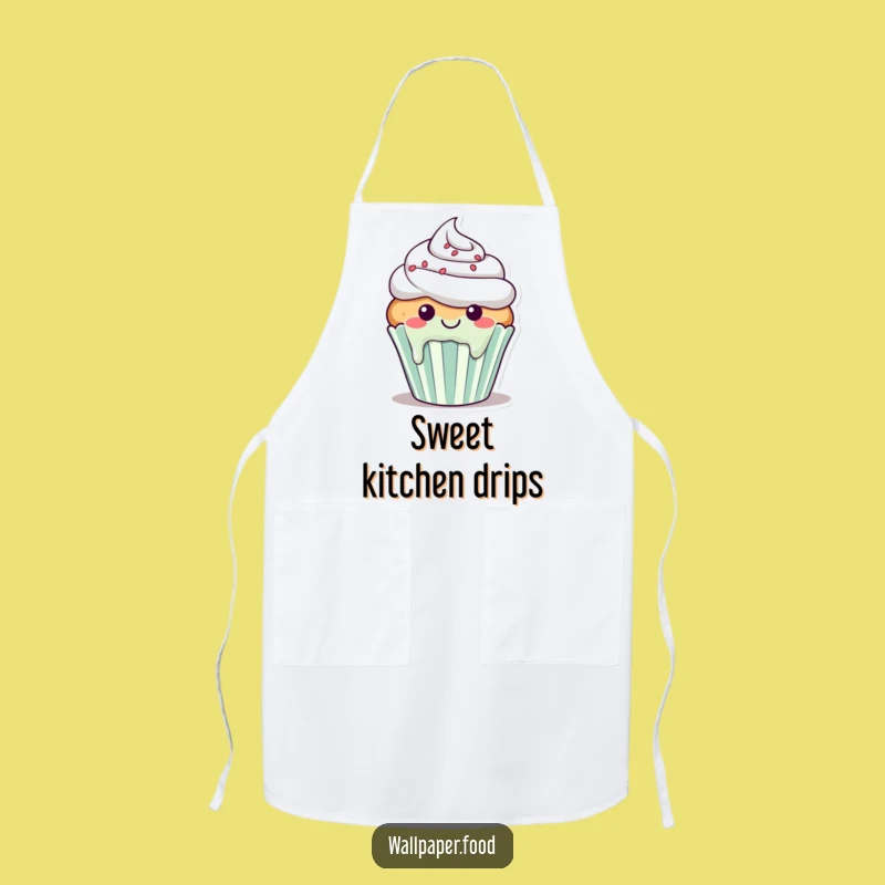 Funny Cupcake Drip Apron: Bake with Joy and Sweet Mess