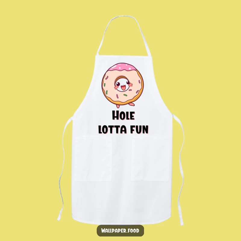 Funny Doughnut Spin Apron, Kitchen Fun, Baker's Joy Gift