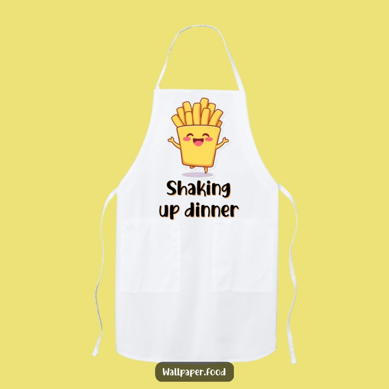 Funny French Fry Shimmy Apron - Cook with a Giggle and Flair