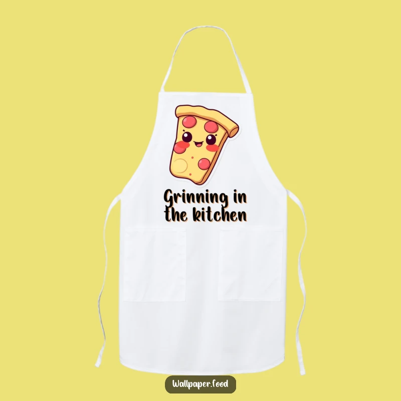 Funny Pizza Slice Apron - Cook with Mischief and a Grin