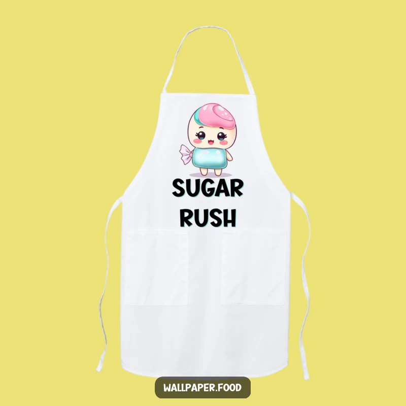 Funny Candy Wrapper Apron, Kitchen Sweetness, Baking Fun Gift