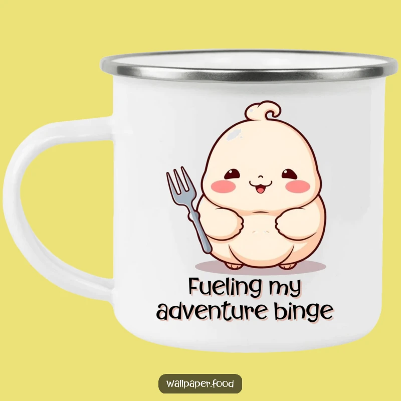 Funny Dumpling Camping Mug: Outdoor Adventures With This Proud Foodie's Humor