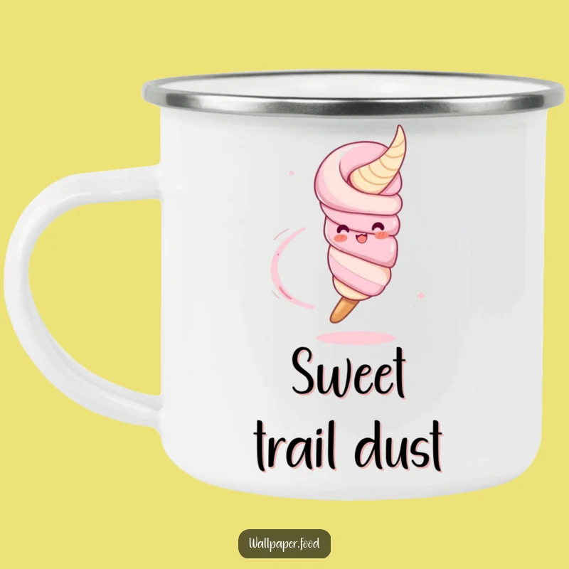 Funny Churro Twirl Camping Mug: Sweet Treats & Hilarious Trails Outdoors!