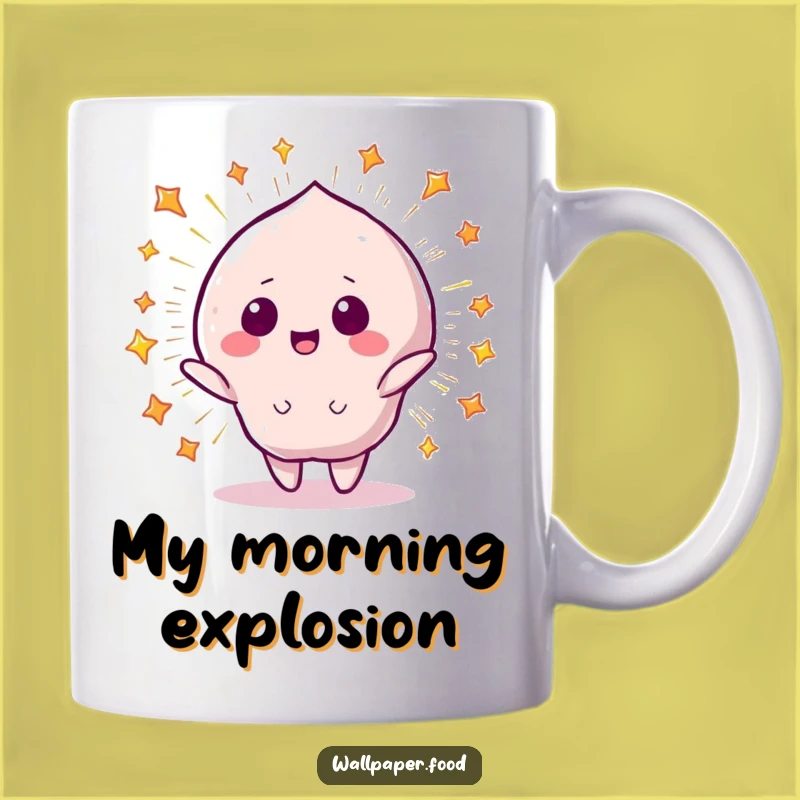 Funny Beaming Candy Mug - Starry Explosion Design, a Hilarious Treat Gift for Sweet Lovers