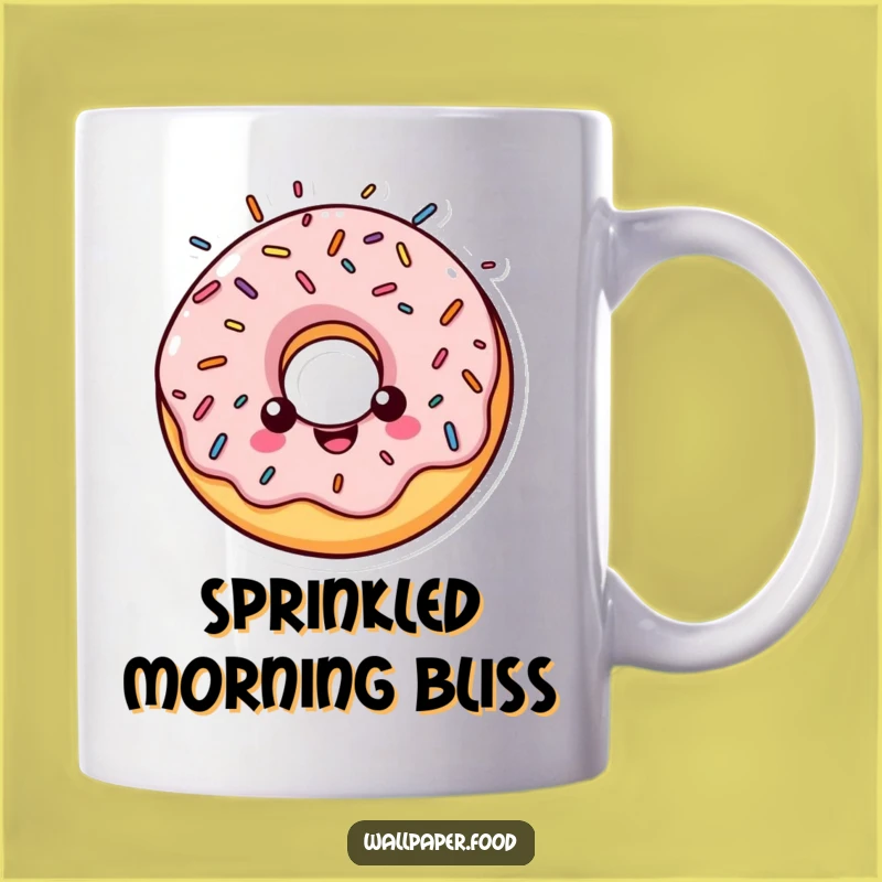 Funny Halo Donut Mug: Divine Character Gift for Sweet Mornings