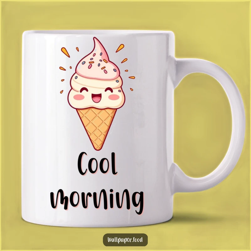 Funny Ice Cream Mug, Sprinkle Eruption Joy, Sweet Summer Gift