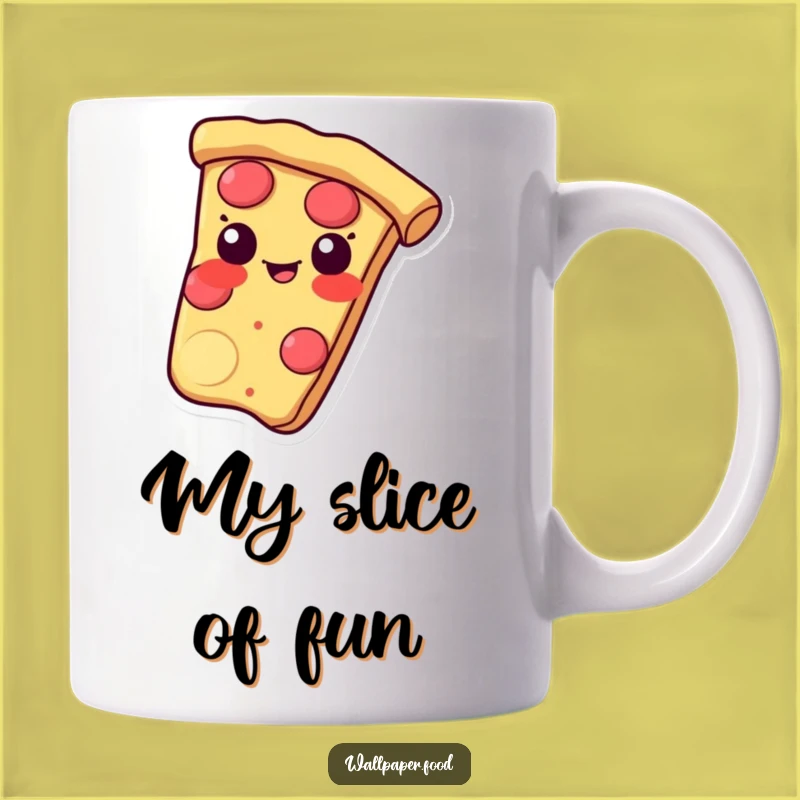 Funny Pizza Slice Mug - Mischief and Grins for Your Morning Coffee Gift