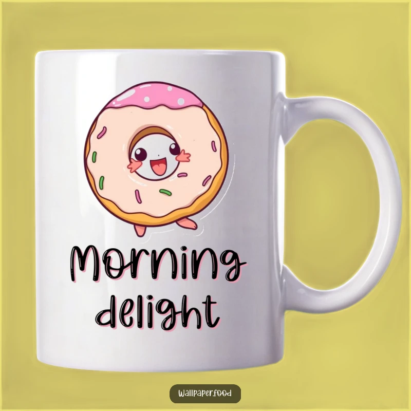Funny Doughnut Spin Mug, Joyful Treat Lover, Sweet Swirl Gift