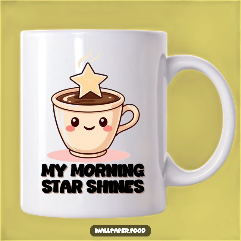 Funny Coffee Star Steam Mug: Start Your Day with Celestial Humor, Perfect Funny Gift