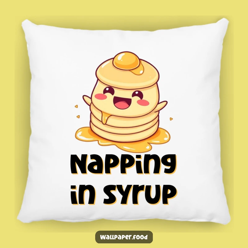 Funny Pancake Syrup Pillow - Comfy Cuteness for Breakfast Lovers
