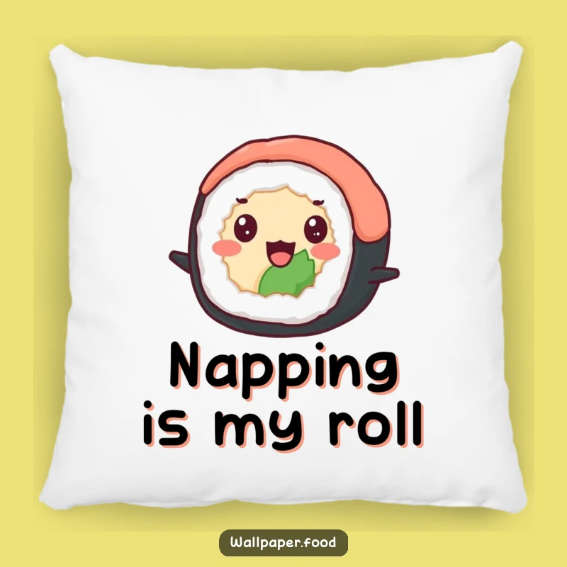 Funny Sushi Bounce Pillow - Cuddle Up with Comical Japanese Comfort!