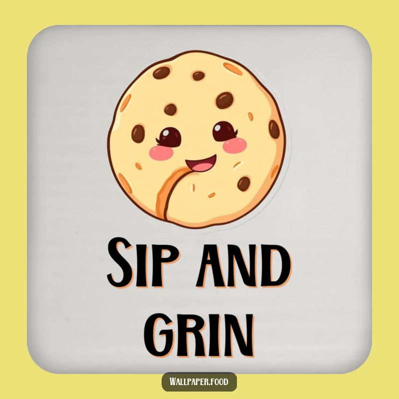 Funny Cookie Bite Coaster: Protect Surfaces with Sweet Style, Perfect Funny Gift