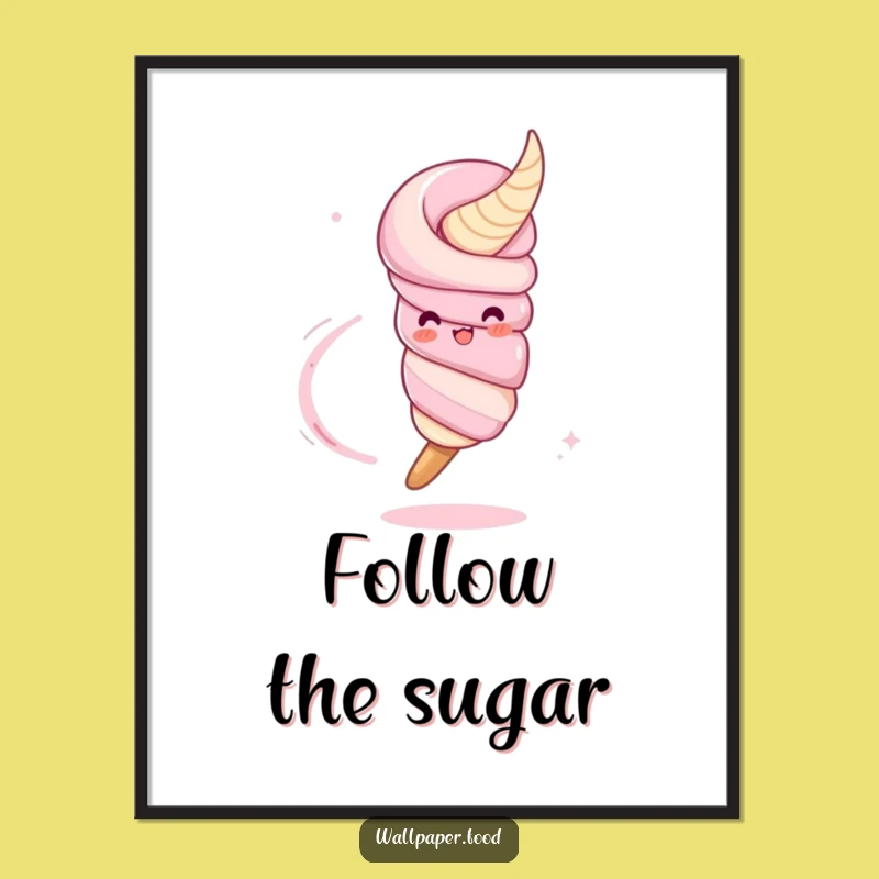 Funny Churro Twirl Poster: Add Sweetness to Your Walls with This Hilarious Art!