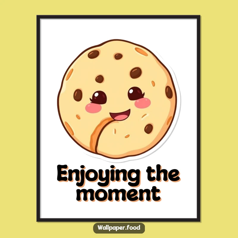 Funny Cookie Bite Poster: Add Sweet Humor to Your Walls, Perfect Funny Gift