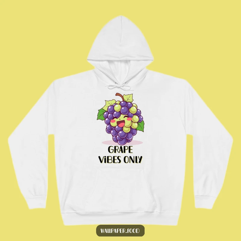 Funny Giggling Grapes Hoodie - Cozy Up with Joyful, Humorous Warmth, Gift Idea!