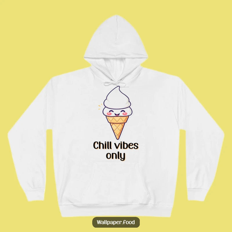 Funny Ice Cream Cone Hoodie - Cozy & Delightful Warmth
