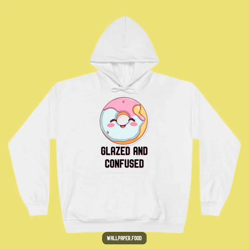 Cozy Funny Winking Donut Hoodie - Snuggle Up with Sweet, Humorous Style