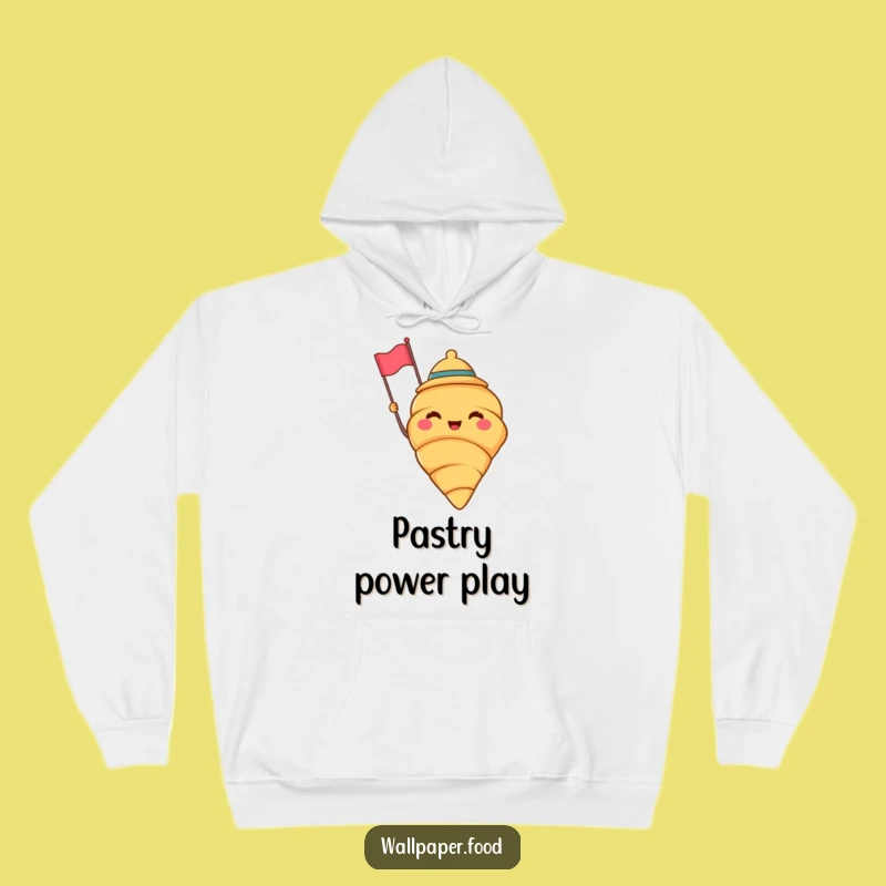 Funny Croissant Hat Hoodie - Cozy Up with Comical Pastry Comfort!