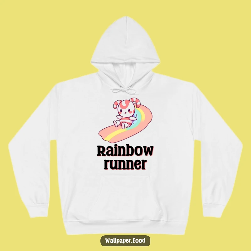 Cozy Funny Candy Cane Rainbow Hoodie: Warm Your Heart With Sweet Style Gift