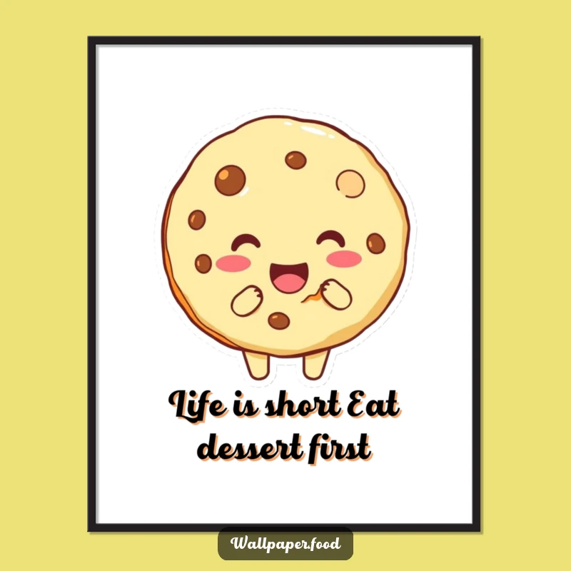 Funny Free Printable Cookie Wall Art Downloadable Decor Hilarious DIY Gift