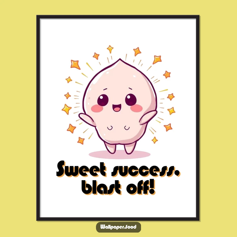 Free Printable Wall Art: Starry Candy Explosion, Whimsical Downloadable Decor for a Playful Atmosphere