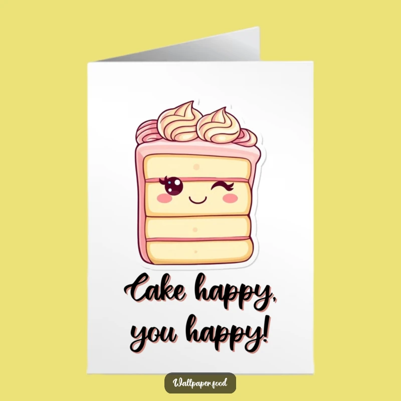 Free Printable Birthday Cake Card: Funny Downloadable Gift for a Sweet Celebration