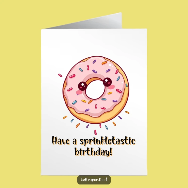 Free Printable Donut Birthday Card: Sweet & Funny Downloadable Gift for a Happy Day