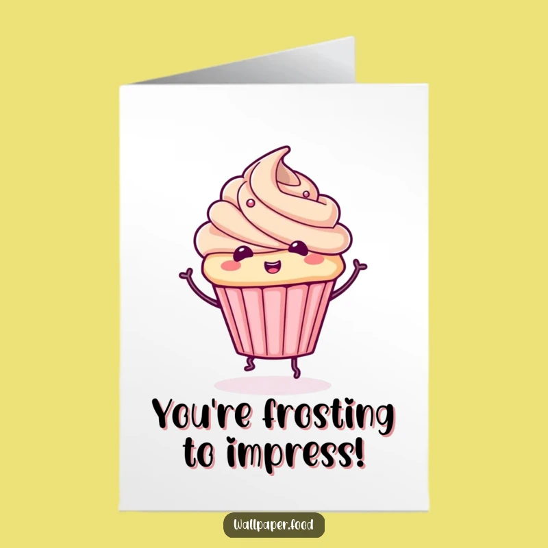 Free Printable Congrats Card: Cupcake Spin Celebration, Downloadable Gift