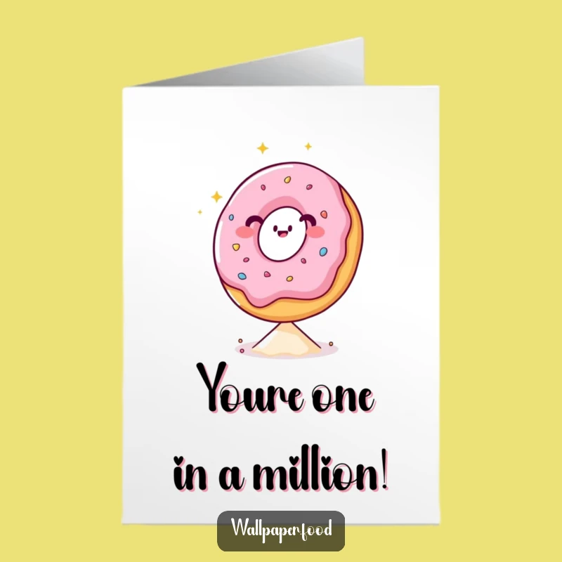 Free Printable Donut Balance Congrats Card - Sparkling Success Downloadable Gift