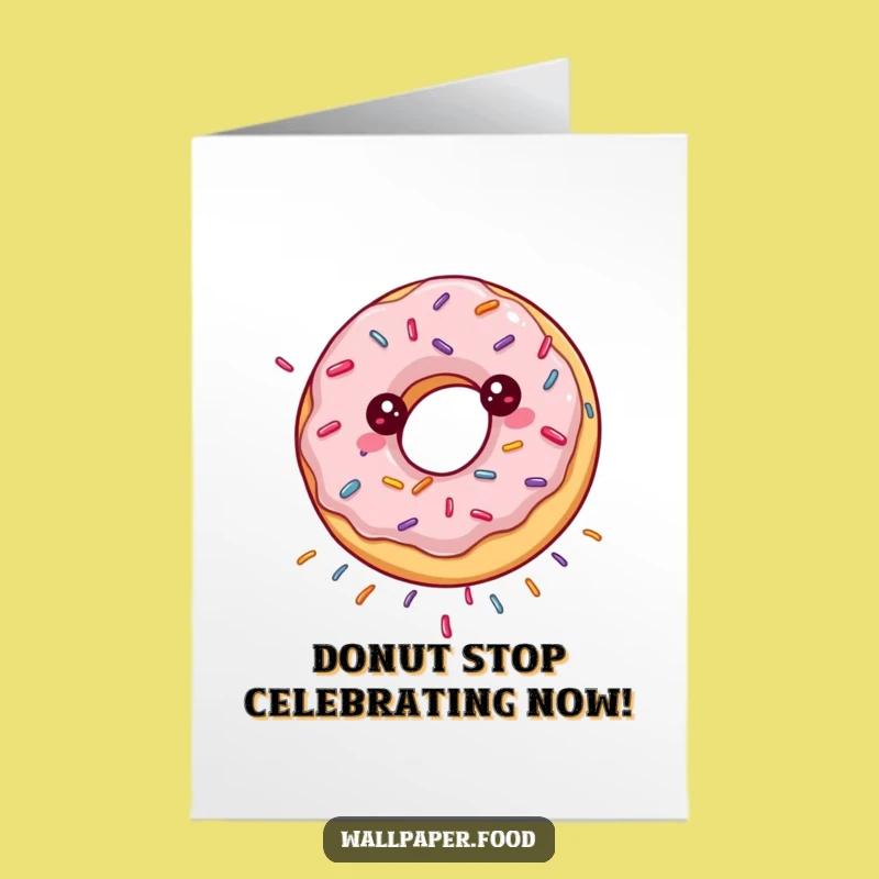 Free Printable Donut Congrats Card: Joyful Downloadable for Sweet Success