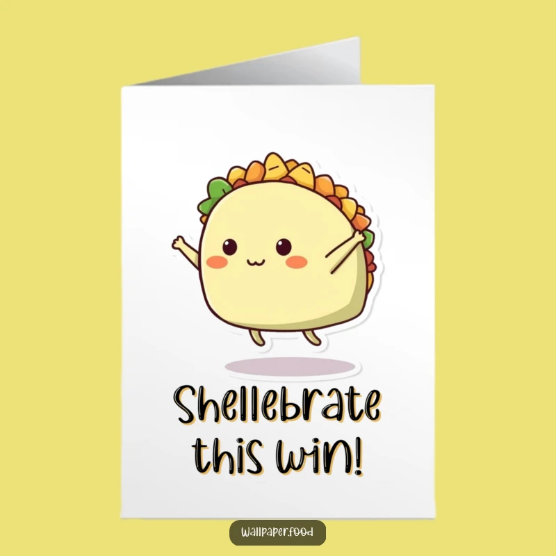 Free Printable Taco Split Congratulations Card - Hilarious Downloadable Gift for Any Win