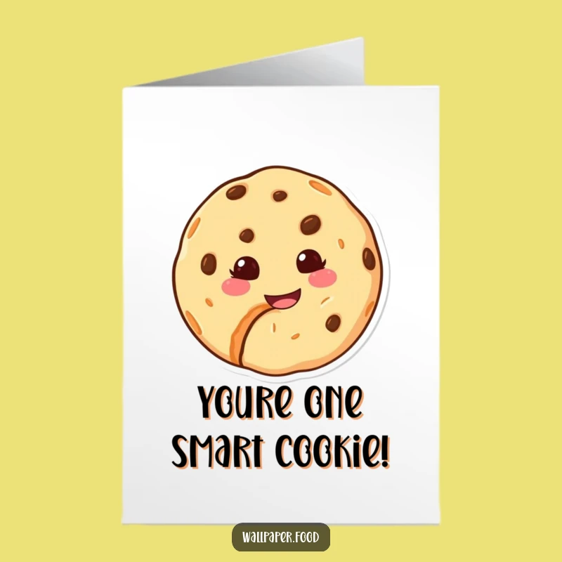Free Printable Congrats Card: Cookie Character's Sweet Victory Bite