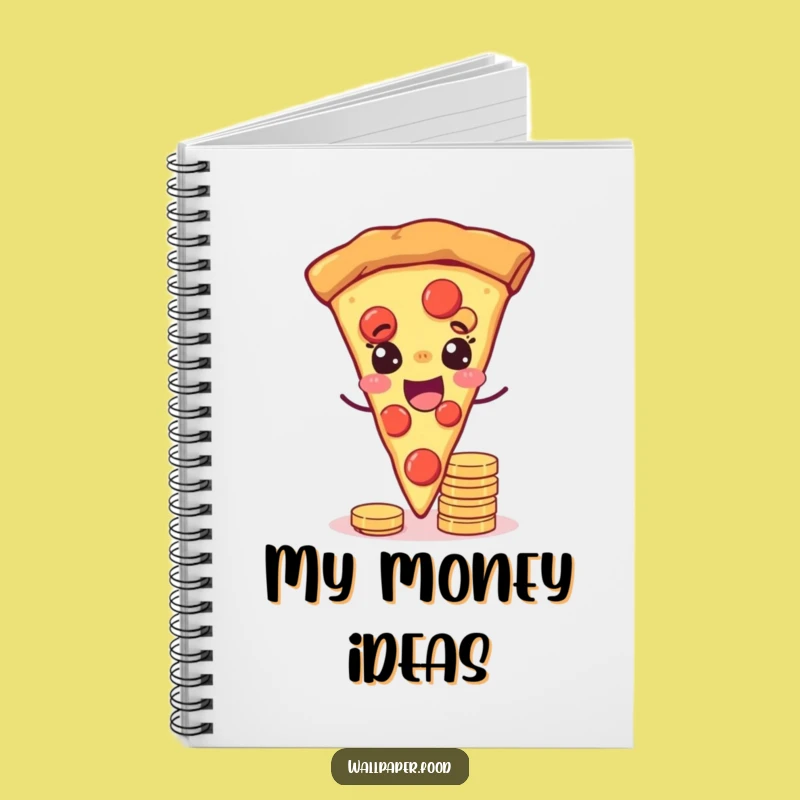 Funny Joyful Pizza Wink Notebook - Hilarious Journal for Lucky Ideas