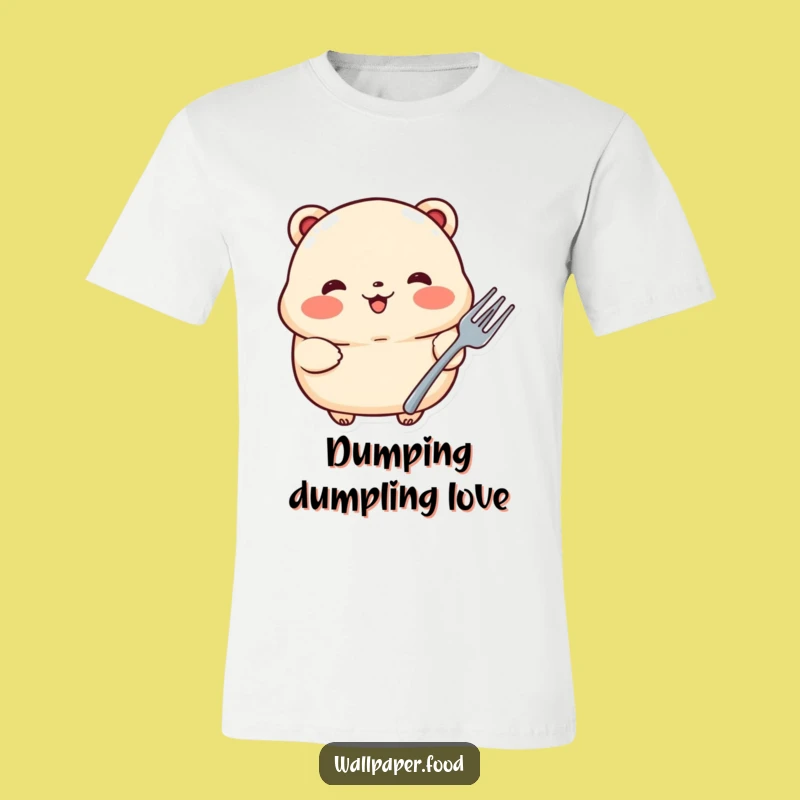 Funny Proud Dumpling Fork T-Shirt: Wear Your Foodie Pride