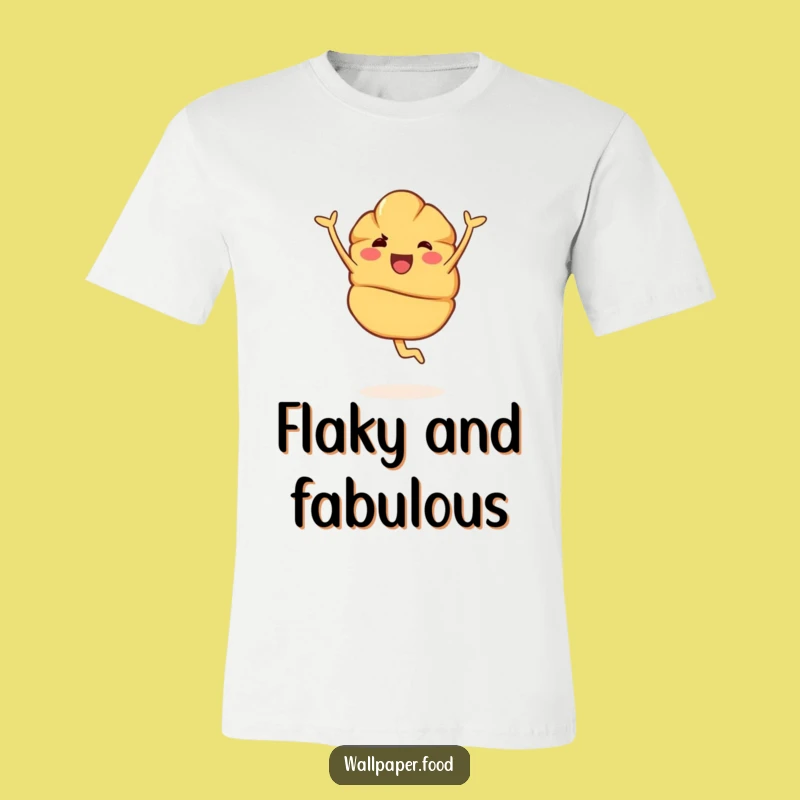 Funny Croissant Pirouette T-Shirt - Wearable Art for Joyful Souls