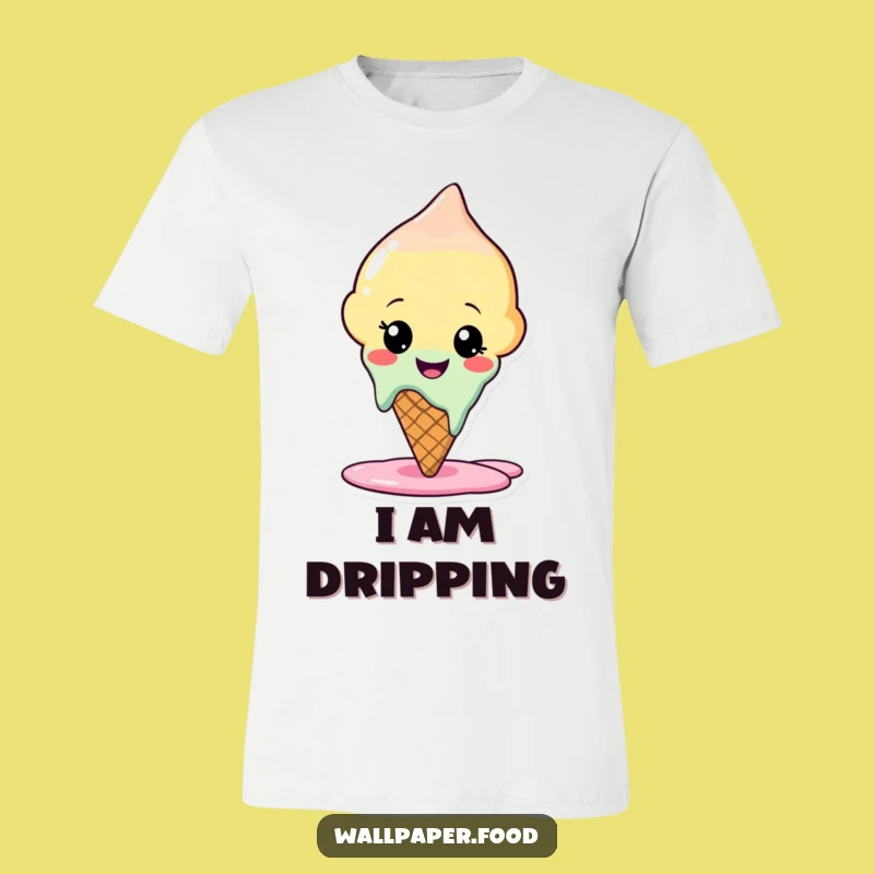 Funny Melting Ice Cream T-Shirt: Wear Your Summer Vibes with Humor!