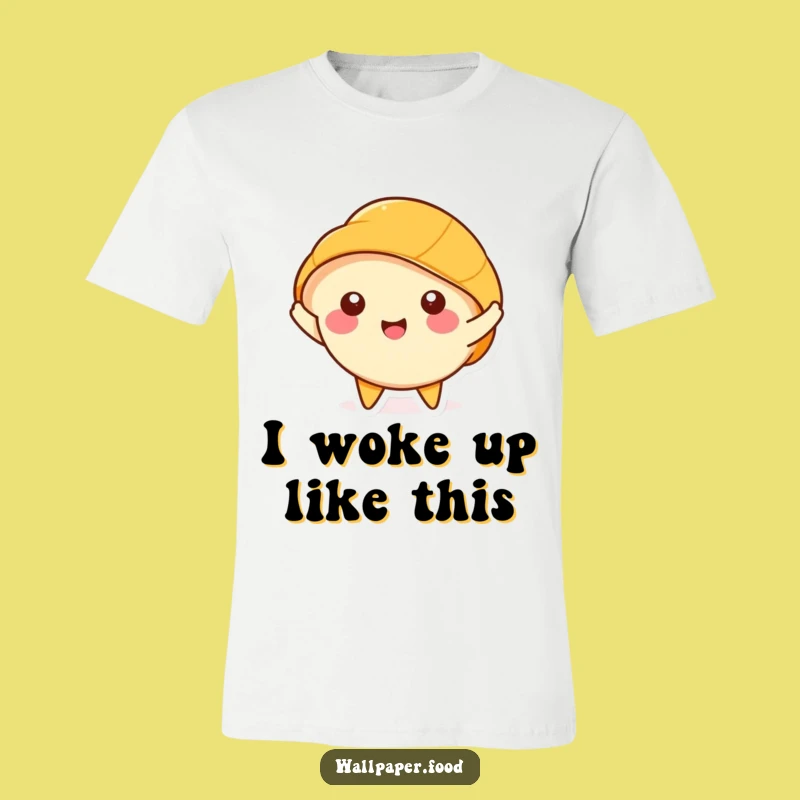 Funny Croissant Stretching T-Shirt - Happy Layers, Perfect Comfort Tee