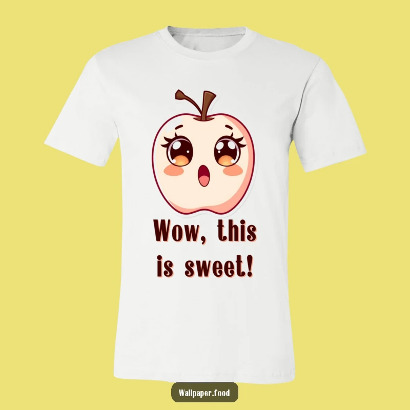 Funny Surprised Candy Apple T-Shirt, Wear Your Excitement Loud and Proud