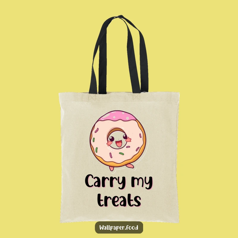 Funny Doughnut Spin Tote Bag, Carry Your Joy, Sweet Style Gift