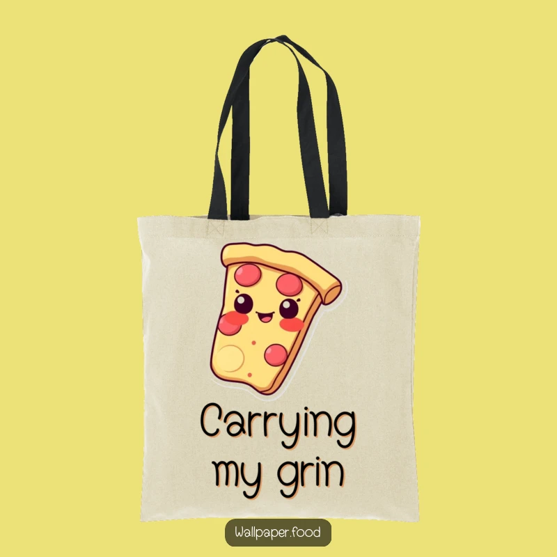 Funny Pizza Slice Tote Bag - Carry Your Mischief with Style