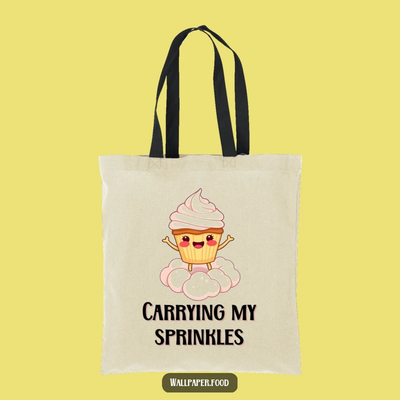Funny Cupcake Cloud Tote Bag - Carry Sweetness Everywhere You Go