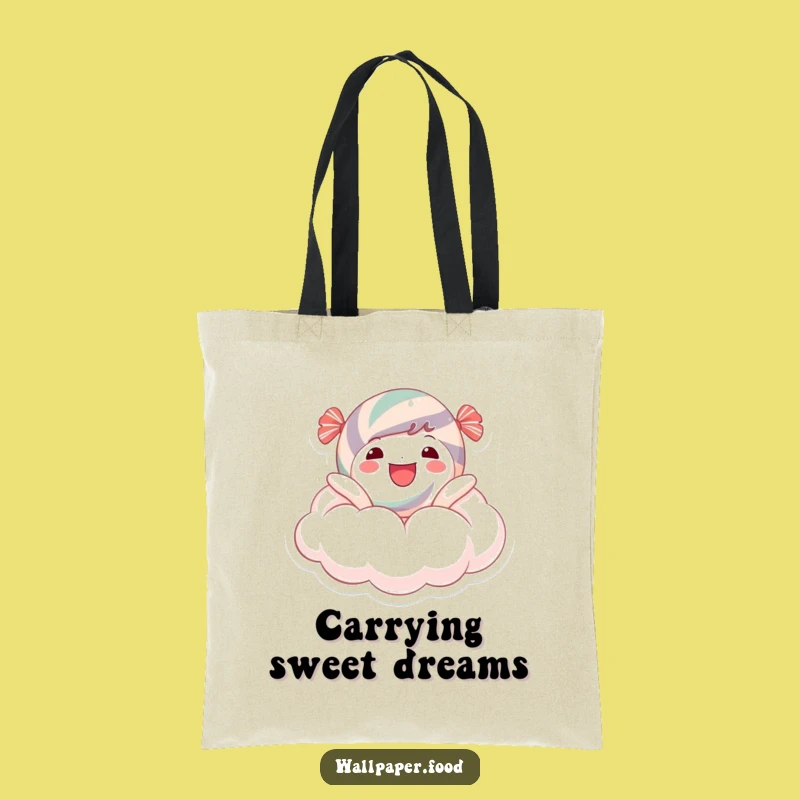 Funny Candy Cloud Tote Bag - Carry Your Sweetness Everywhere Daily