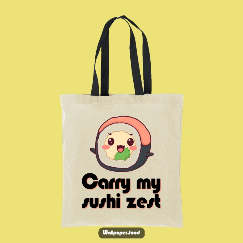Funny Sushi Bounce Tote Bag - Carry Your Joy with Japanese Style!